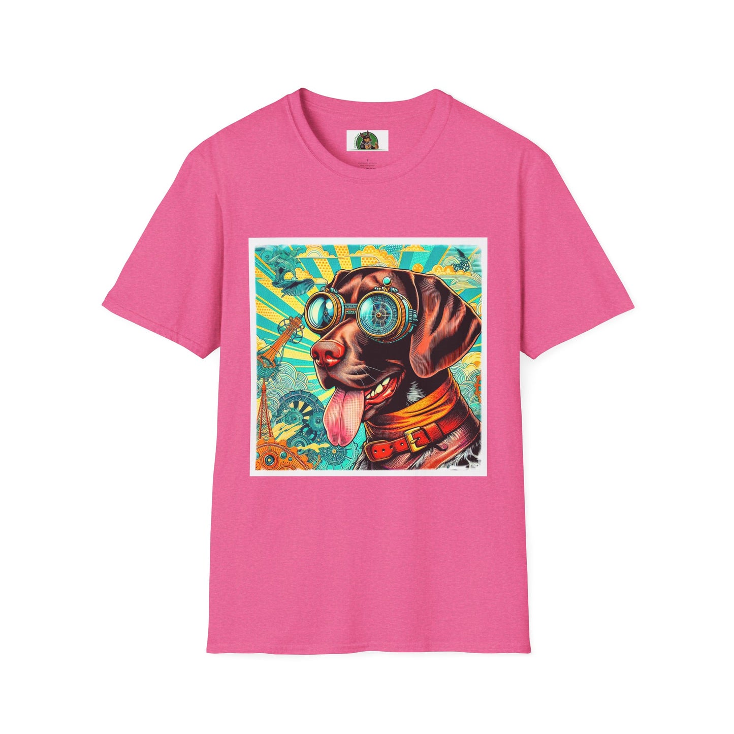 German Shorthaired Pointer T-Shirt T-Shirt Printify S Heather Heliconia