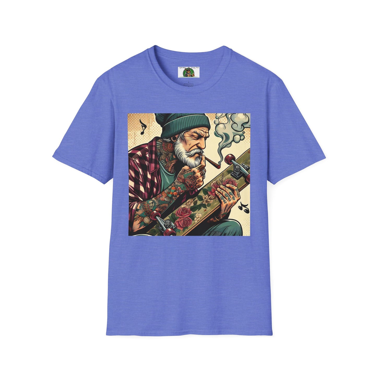 Wacky Skater Dude T-Shirt Printify Heather Royal S