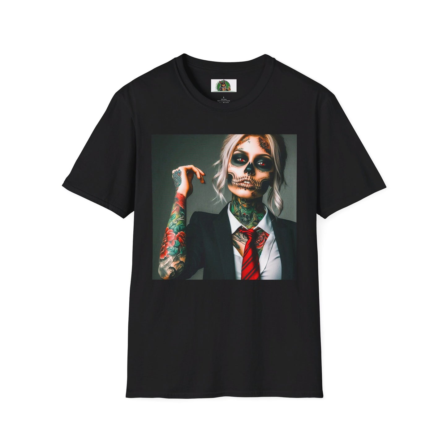 Zombie Girl T-Shirt Printify S Black