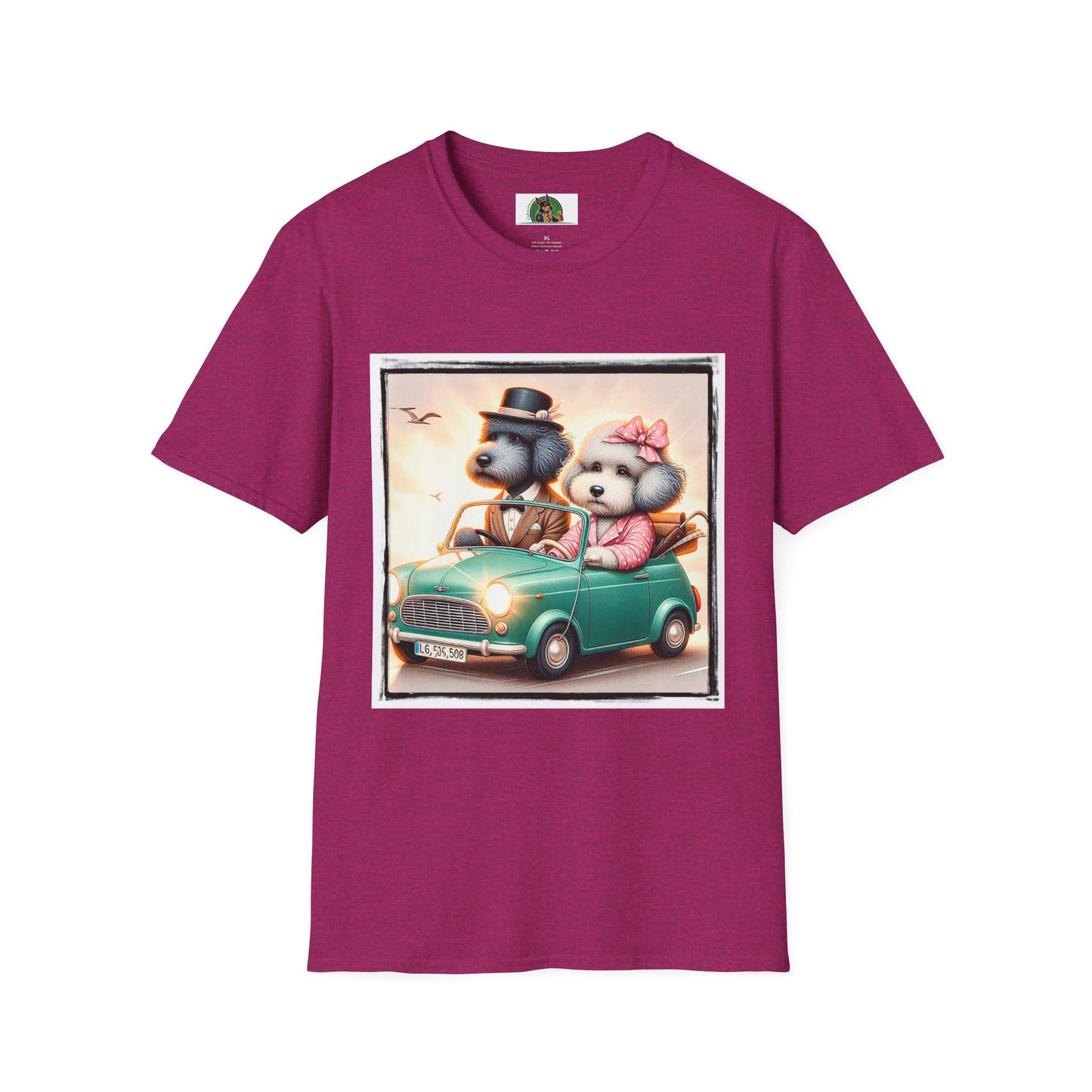 Wacky Shepadoodle T-Shirt Printify S Antique Heliconia