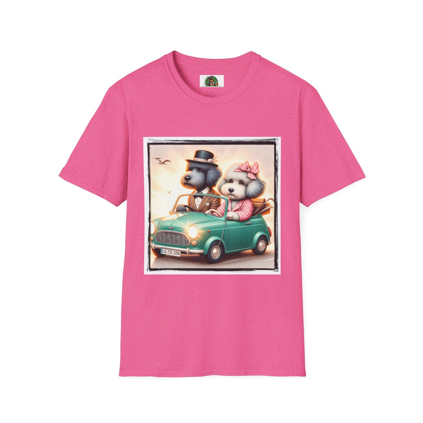 Wacky Shepadoodle T-Shirt Printify S Heather Heliconia