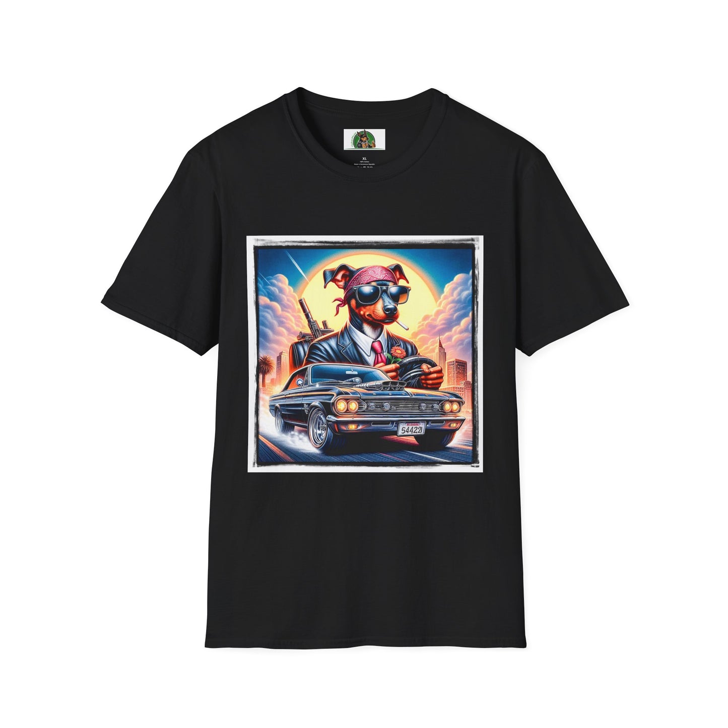 Wacky Min Pin T-Shirt T-Shirt Printify XS Black