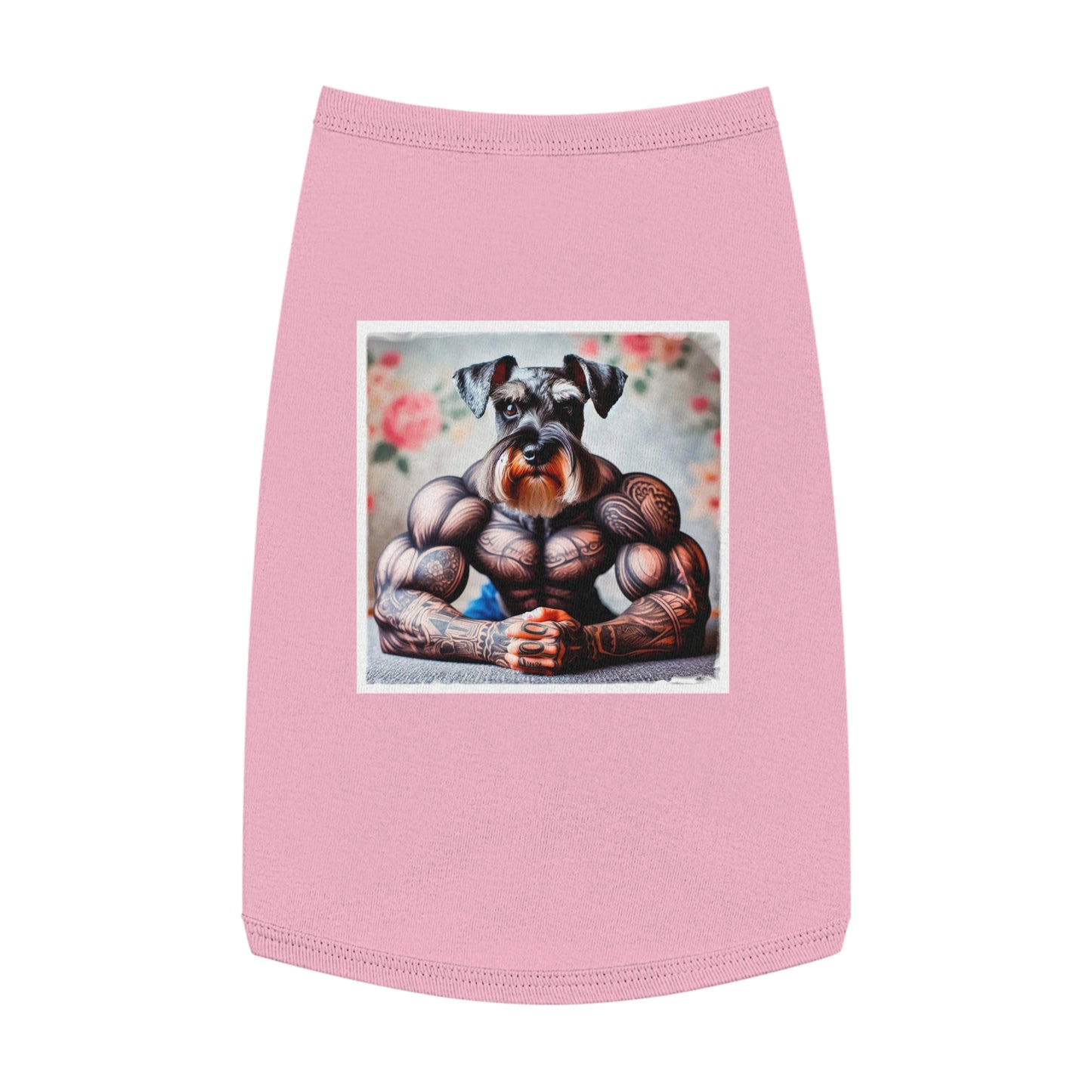 Miniature Schnauzer gym rat shirt Pets Printify L Pink