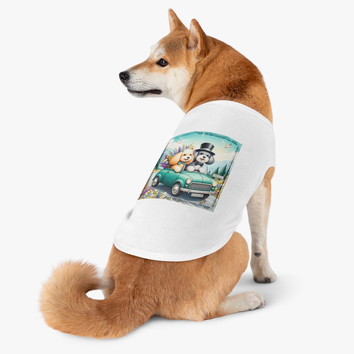 Wacky Pet Tank Top Sheepadoodle fun couple