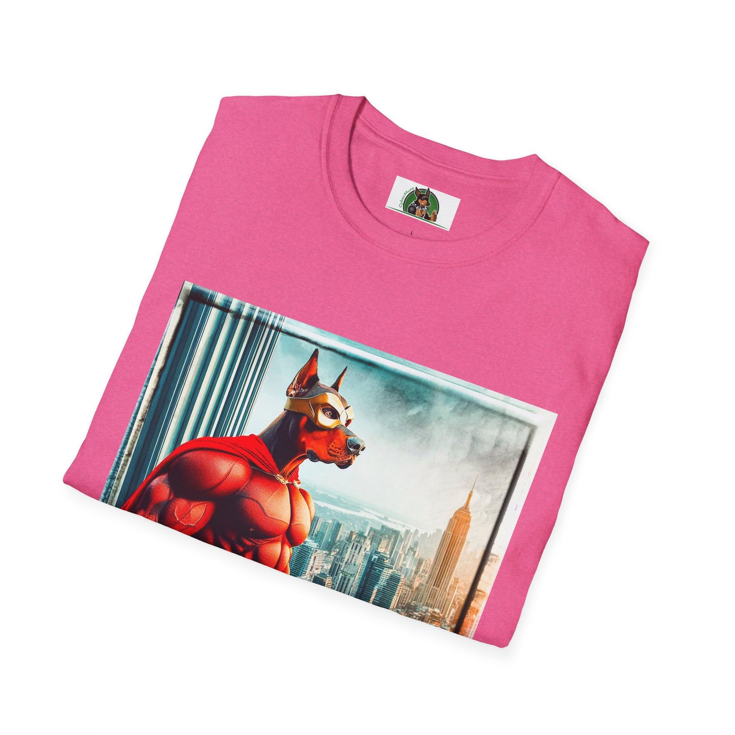 Doberman Spiderman t shirt
