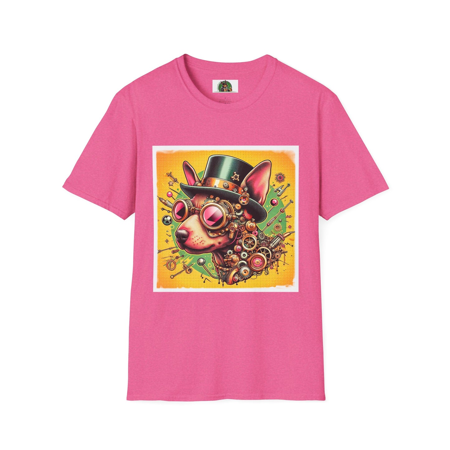 Min Pin T-Shirt steampunk cutie T-Shirt Printify S Heather Heliconia