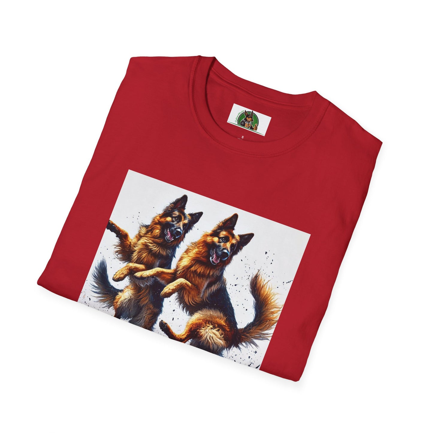 German Shepherd T-Shirt - Dancing Dog Design