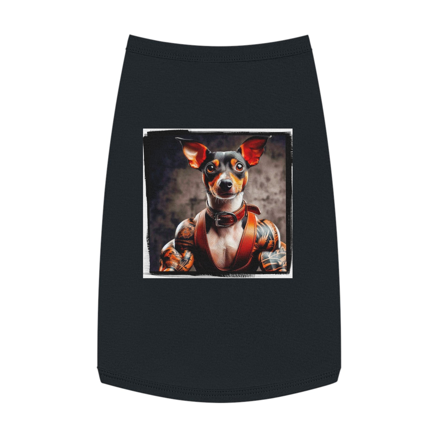 Pet Tank Top Rat Terrier bartender Pets Printify L Black