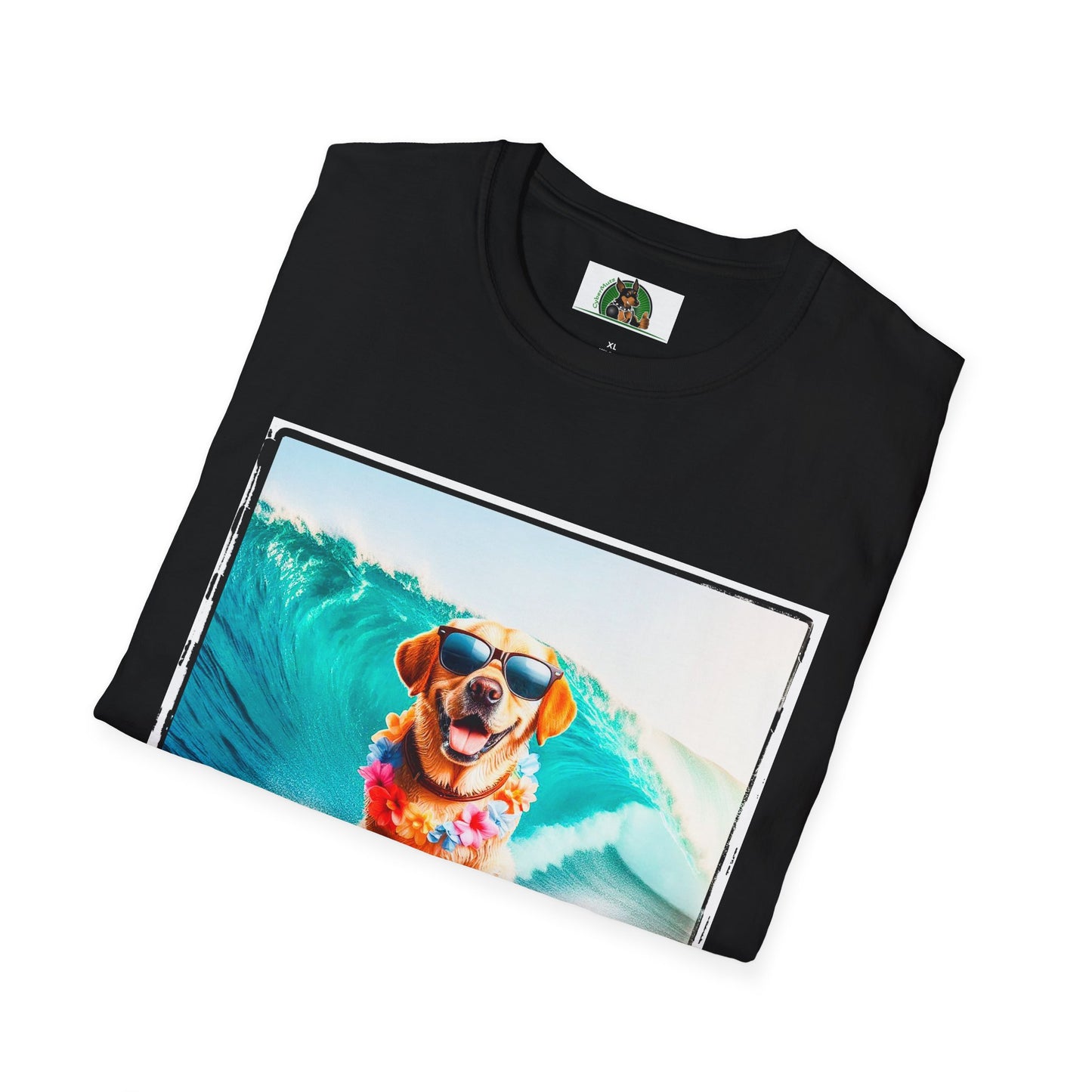 Labrador Retriever crashing waves shirt T-Shirt Printify