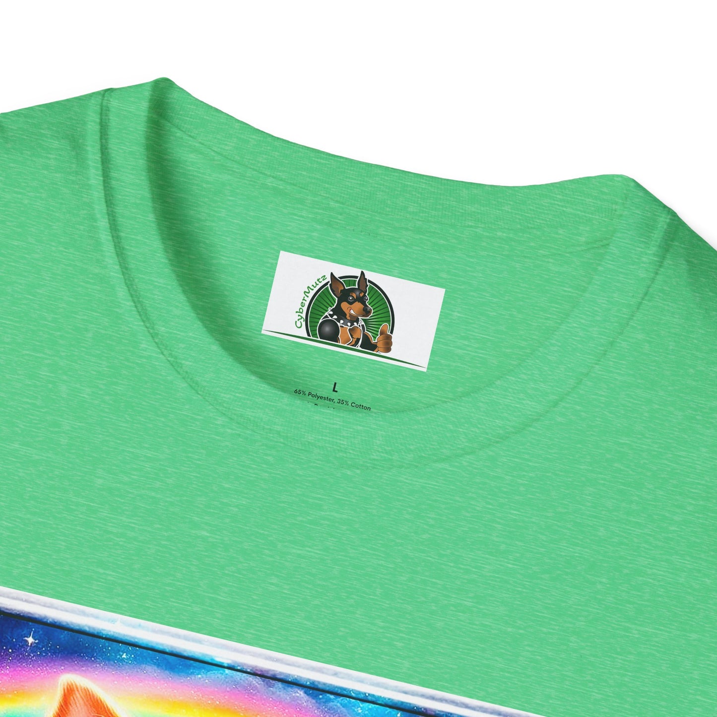 Yorkie rainbow bridge shirt T-Shirt Printify