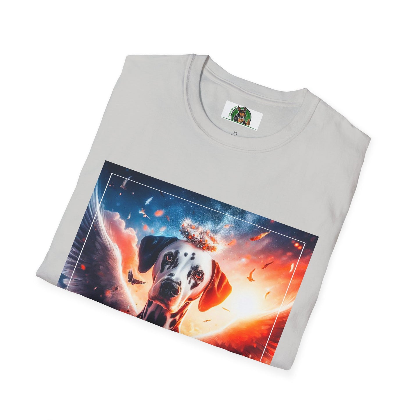 Dalmatian heavenly angel t shirt