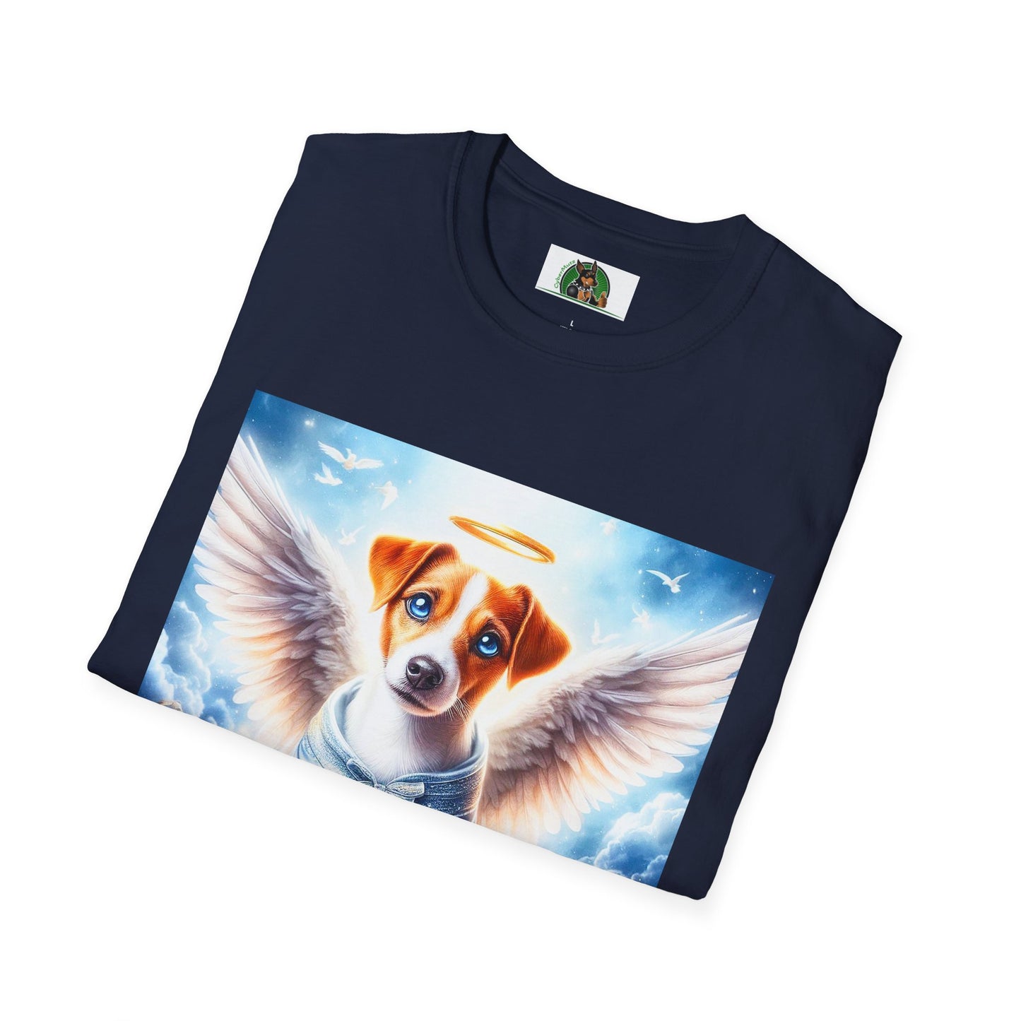 Jack Russell Pajama Puppy Angel T-Shirt Printify