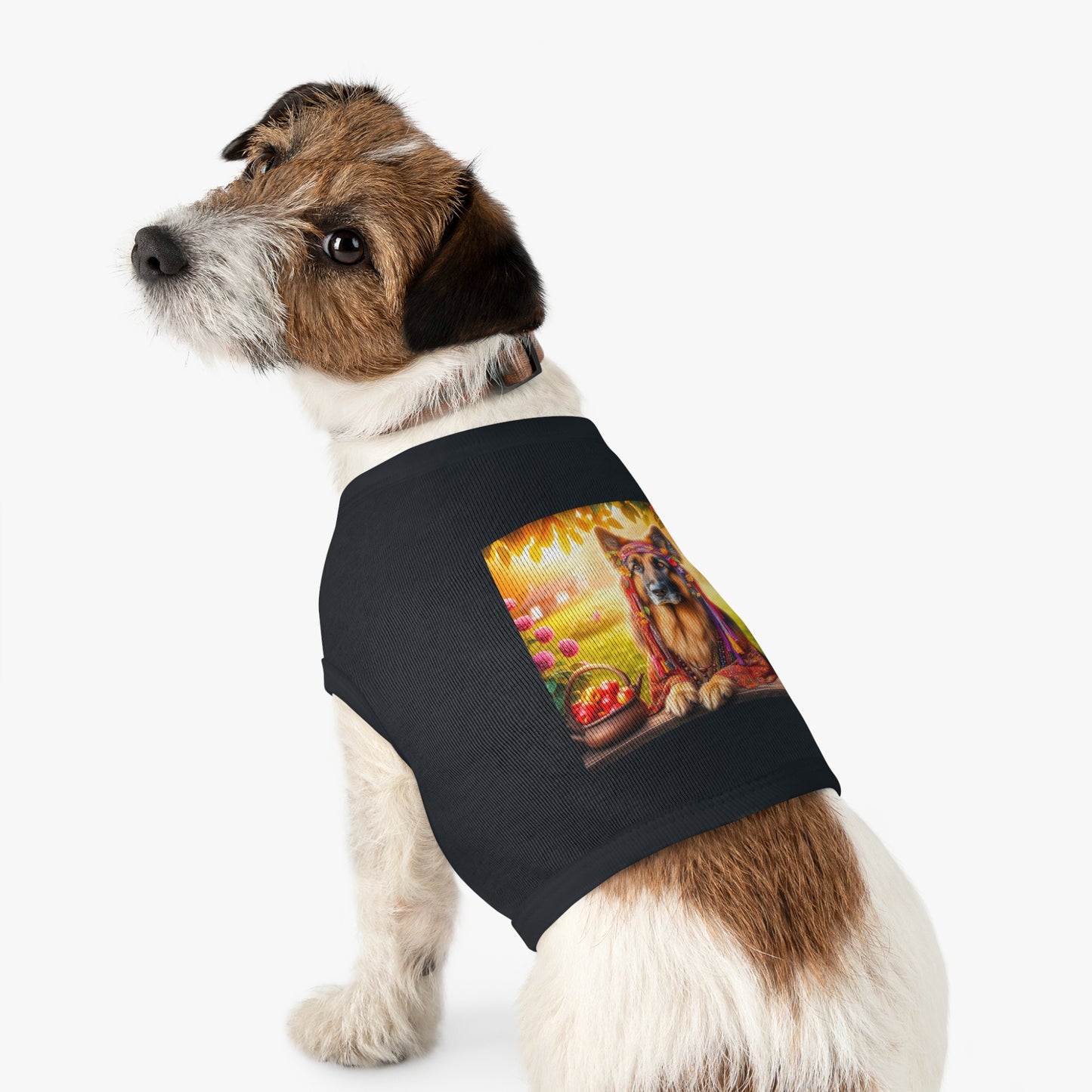 German Shepherd fun hippie Pets Printify