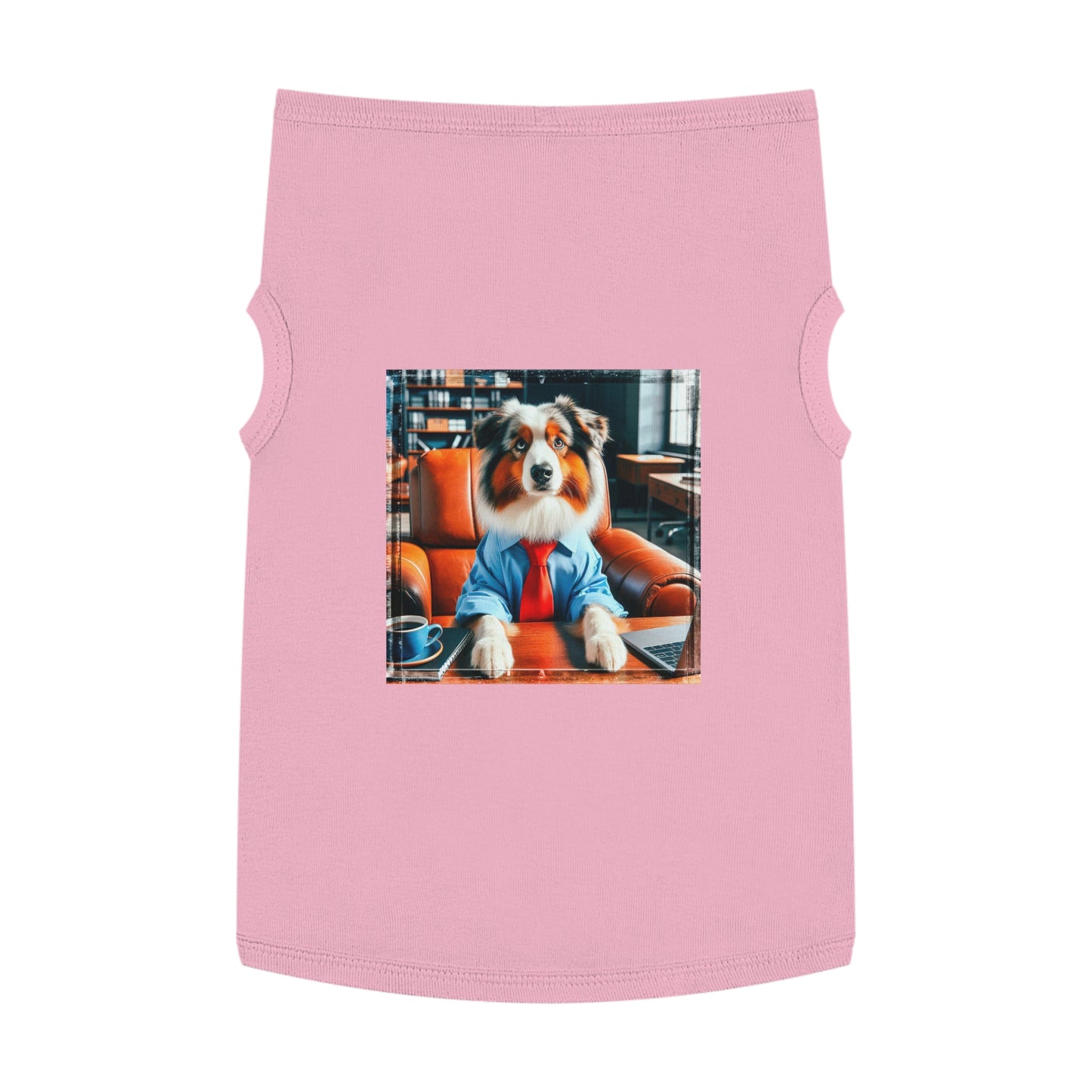 Pet Tank Top Australian Shepherd Pets Printify XL Pink