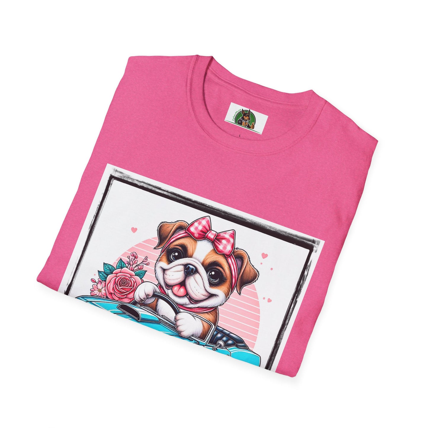 Wacky Bulldog baby driver t shirt