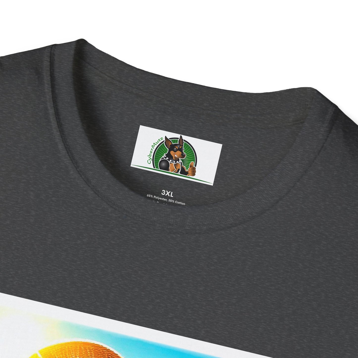 Beagle Girl Dog Wearing Sun Hat At Beach T-Shirt Printify