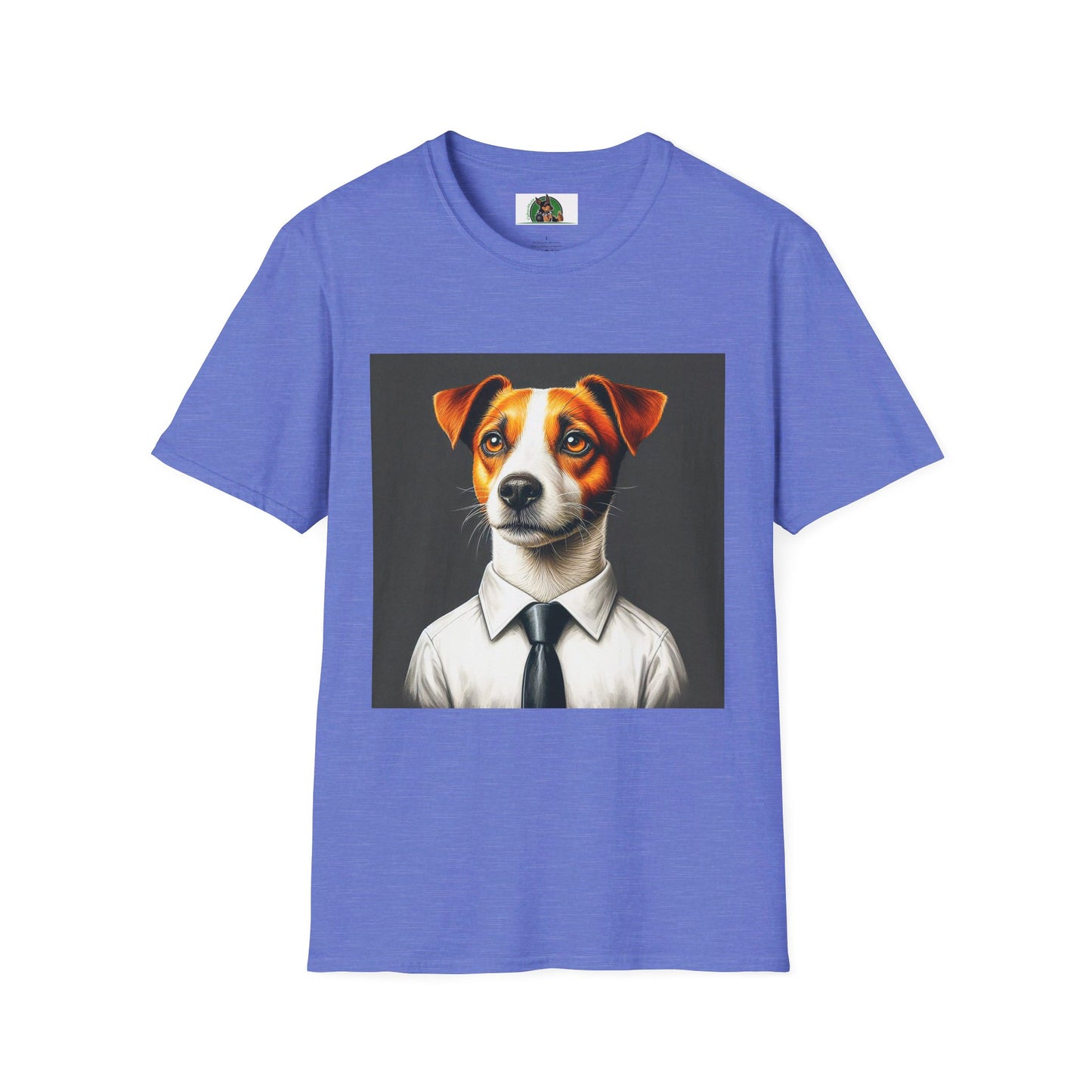 Jack Russell T-Shirt Printify S Heather Royal