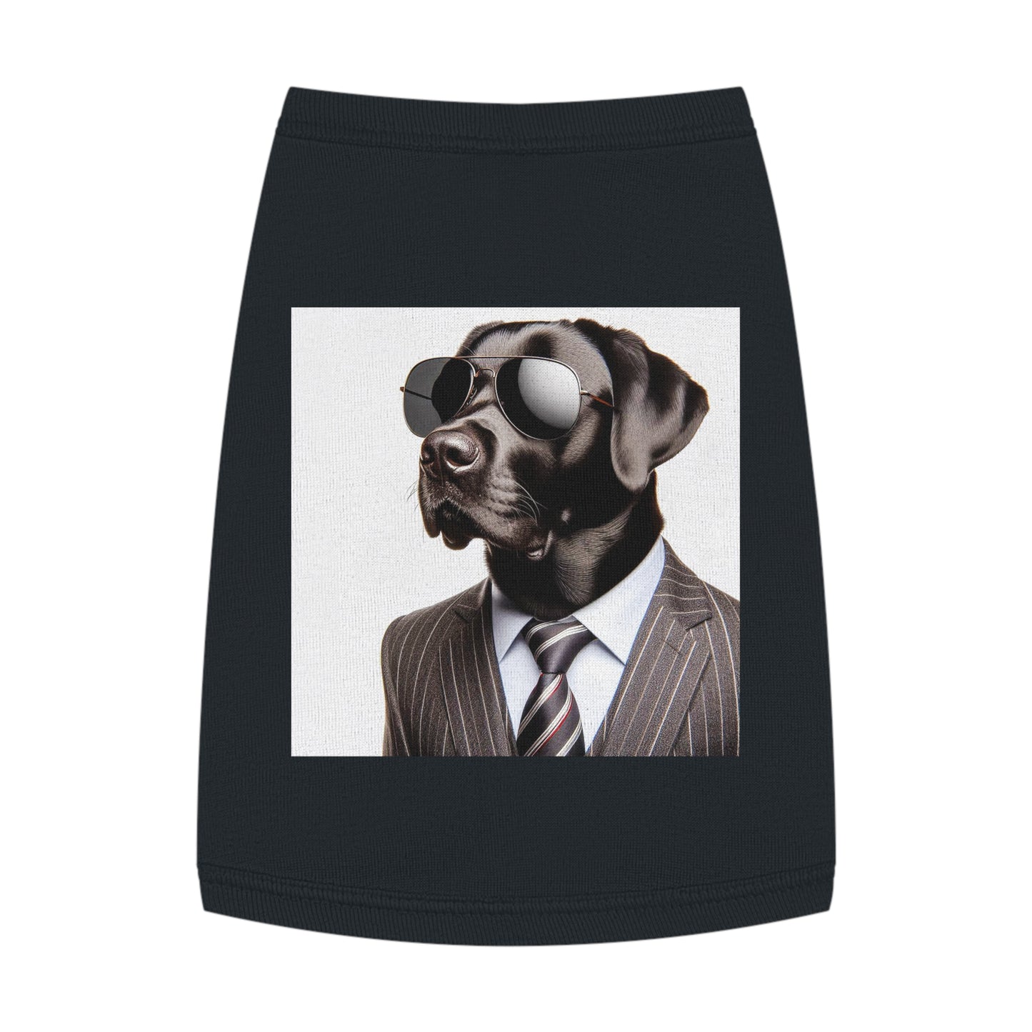 Labrador Retriever serious professional shirt Pets Printify M Black