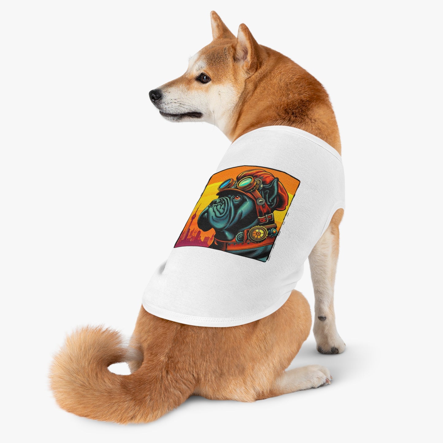 Pet Tank Top Cane Corso Steampunk Pets Printify