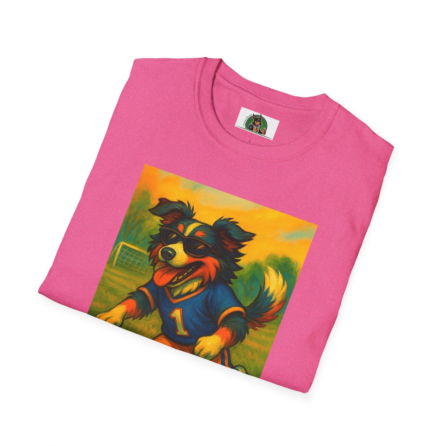 Sports Soccer Australian Shepherd Unisex T-Shirt