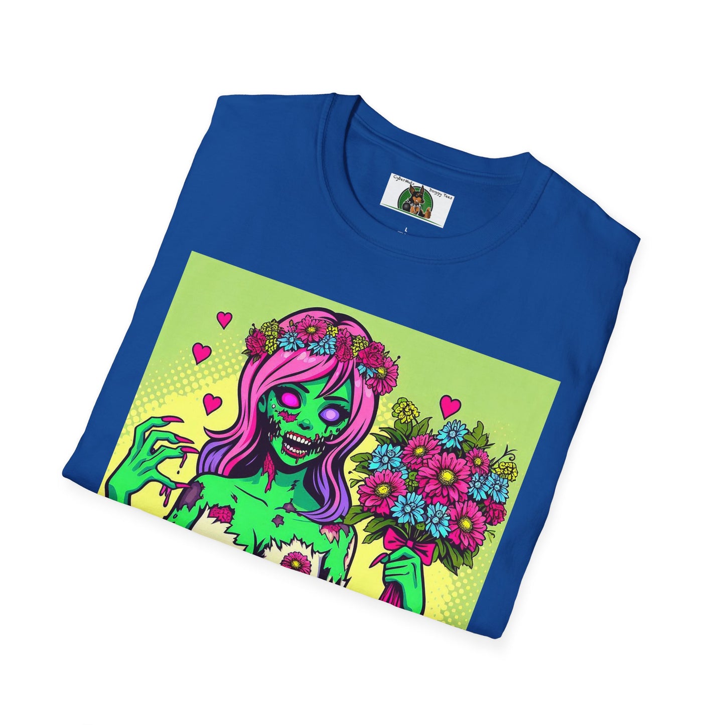 Wacky Zombie Girl T-Shirt Printify