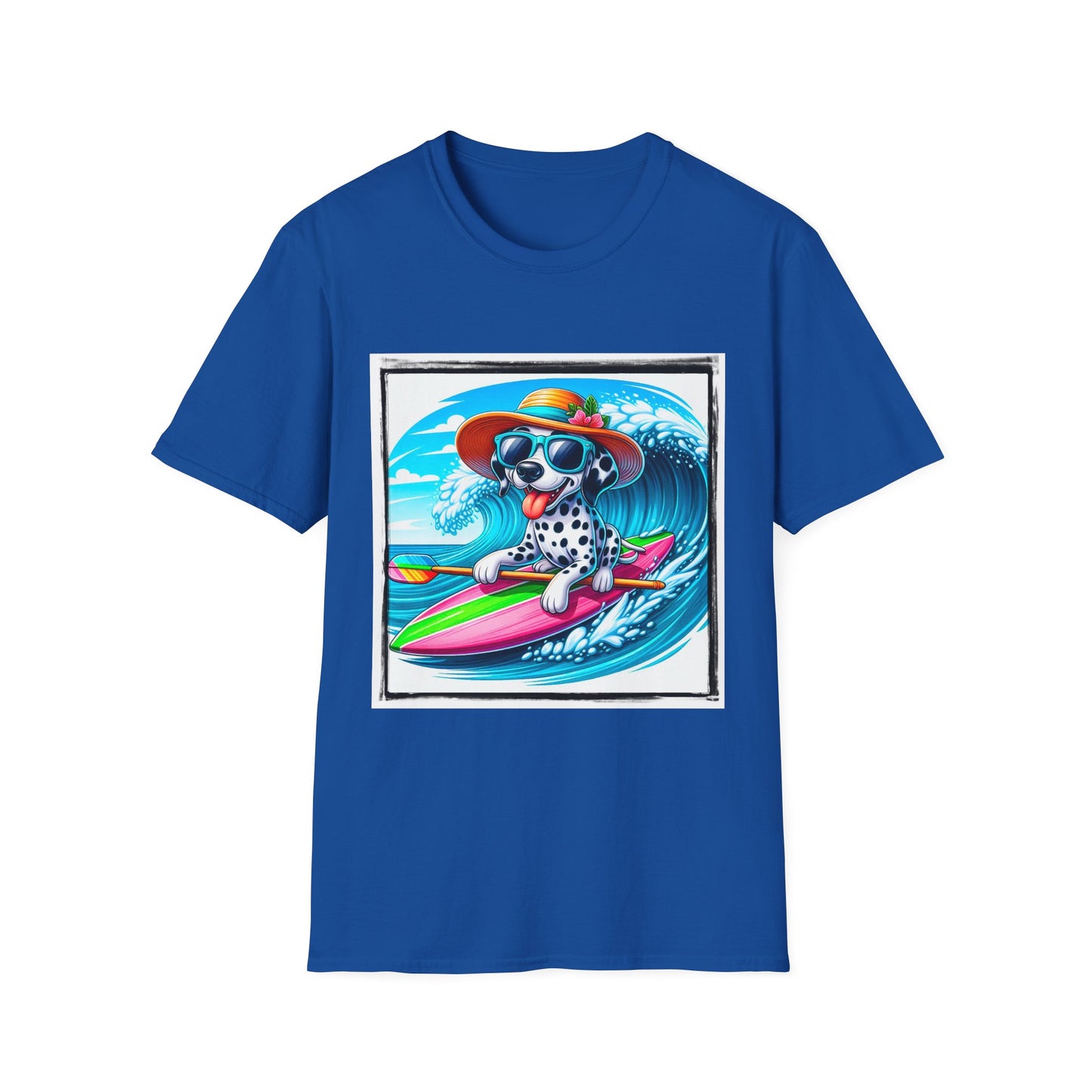 Dalmatian beach day t shirt T-Shirt Printify XS Royal
