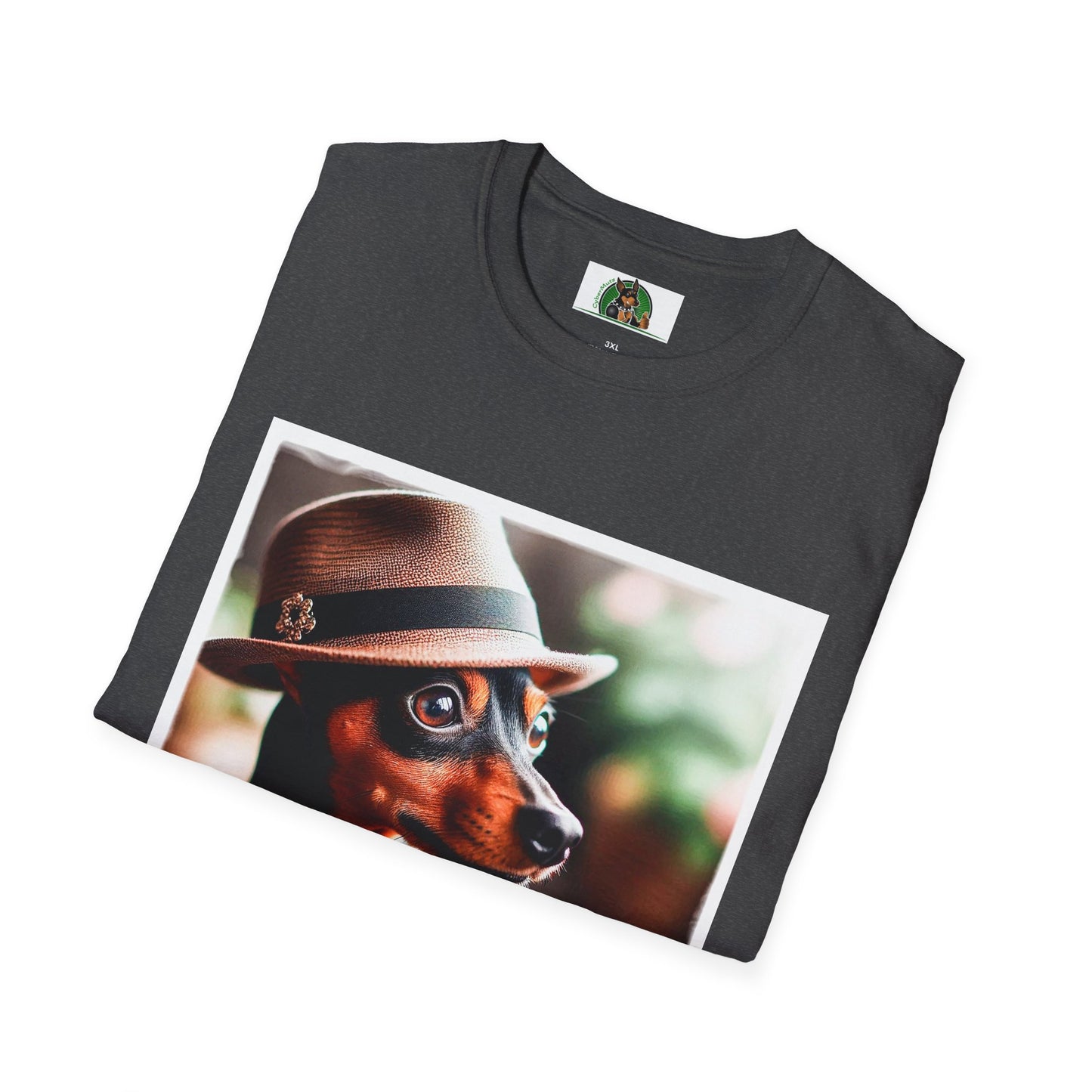 Min Pin T-Shirt handsome fellow T-Shirt Printify