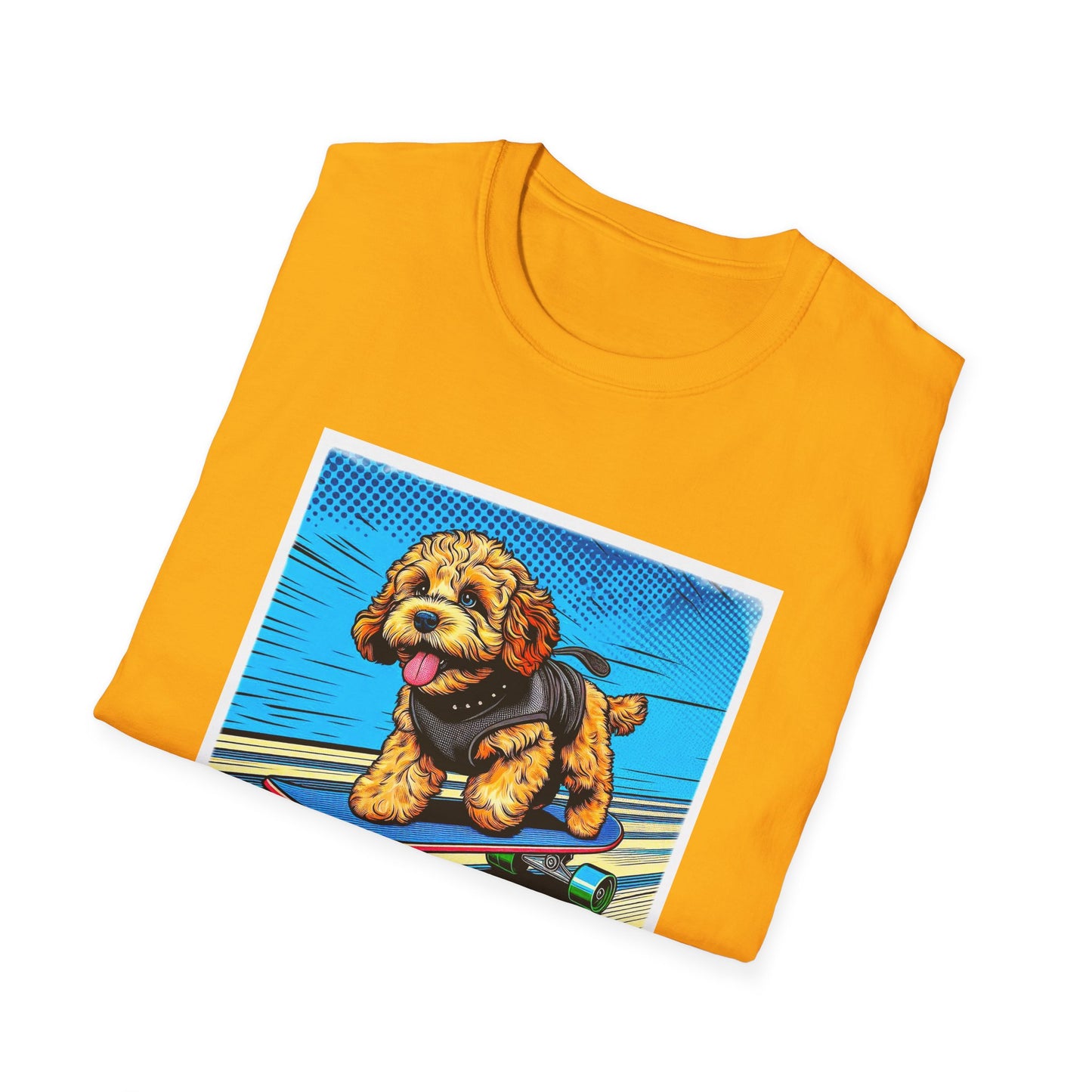 CockerPoo flying high t shirt