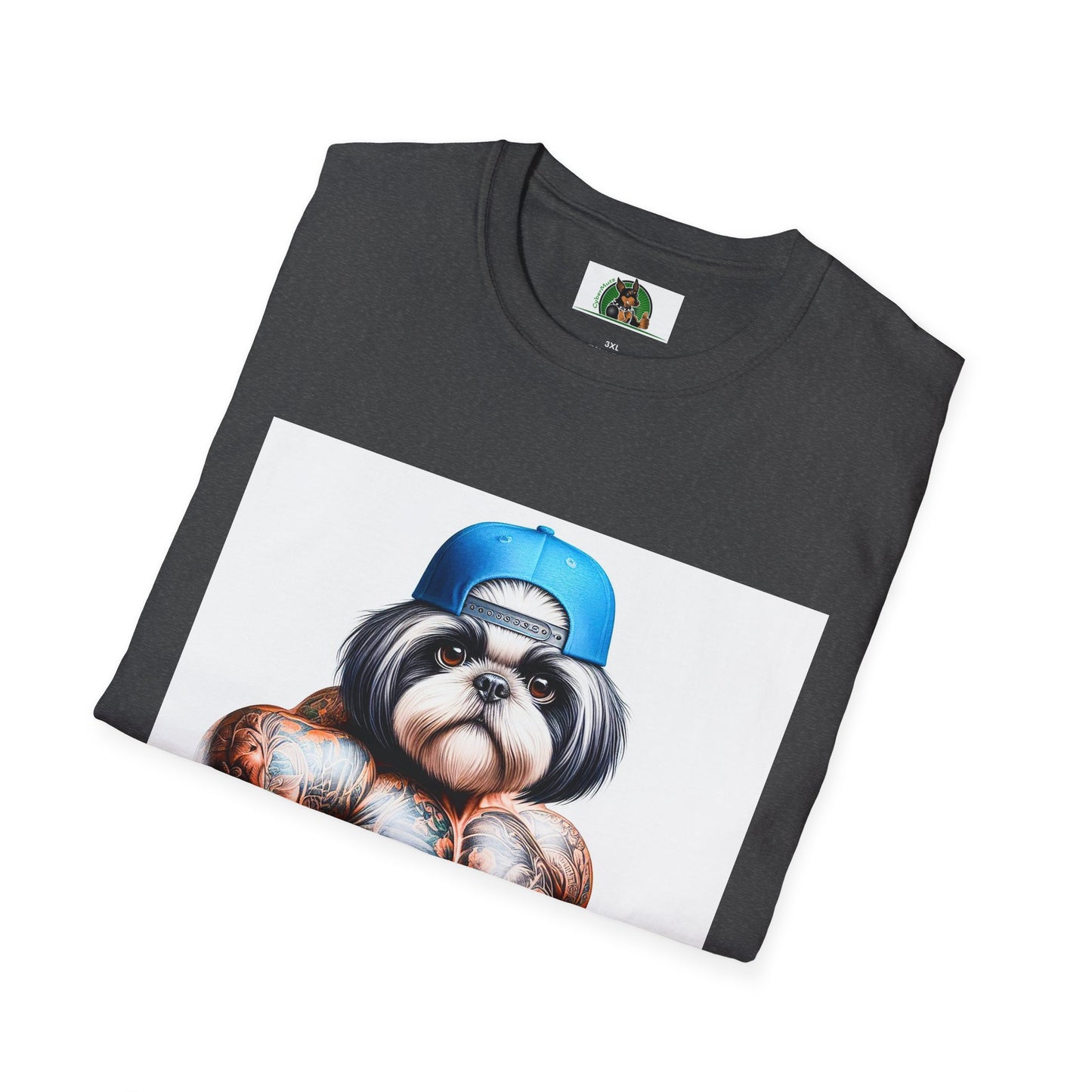 Shih Tzu gym rat shirt T-Shirt Printify