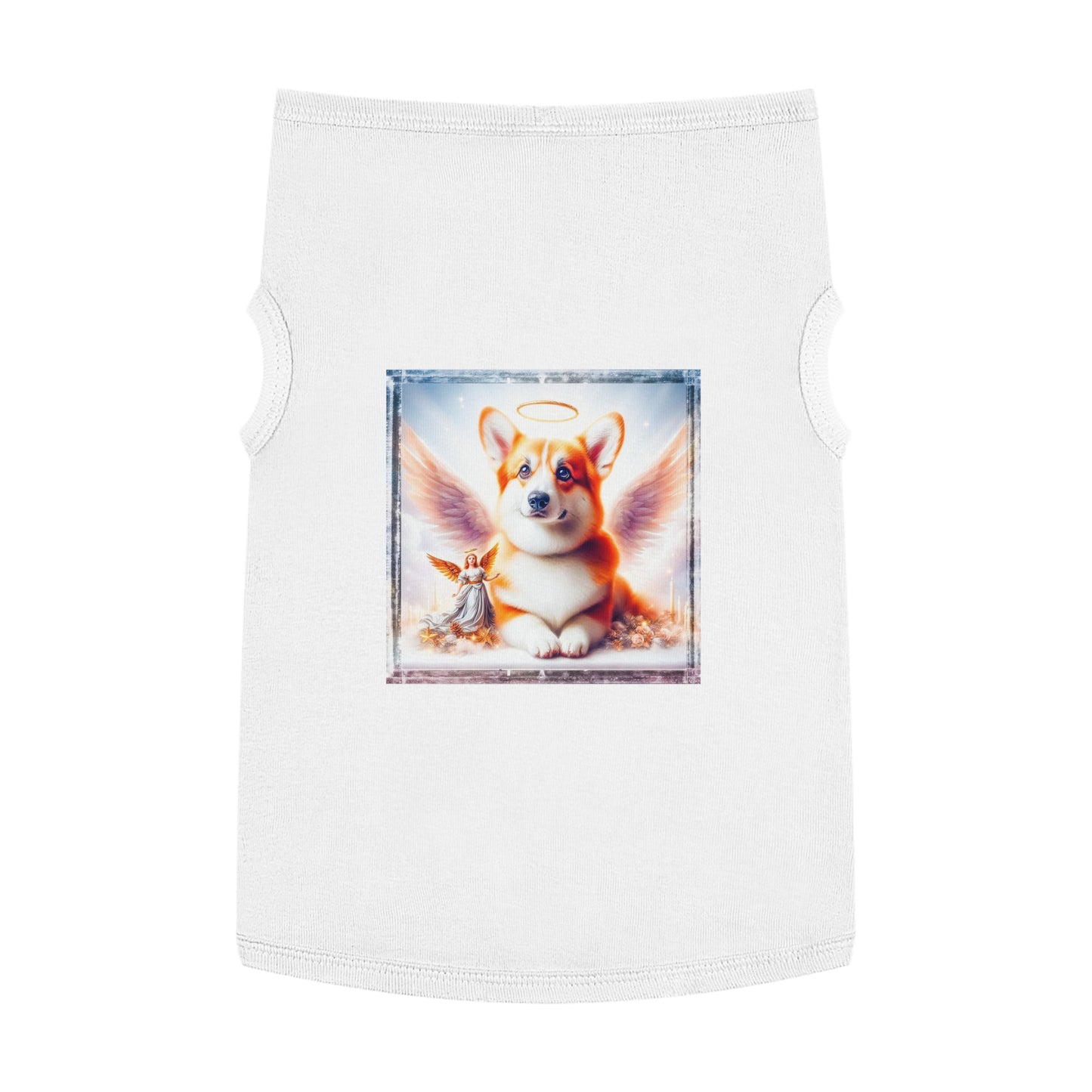 Pembroke Welsh corgi pretty Angel Pets Printify XL White