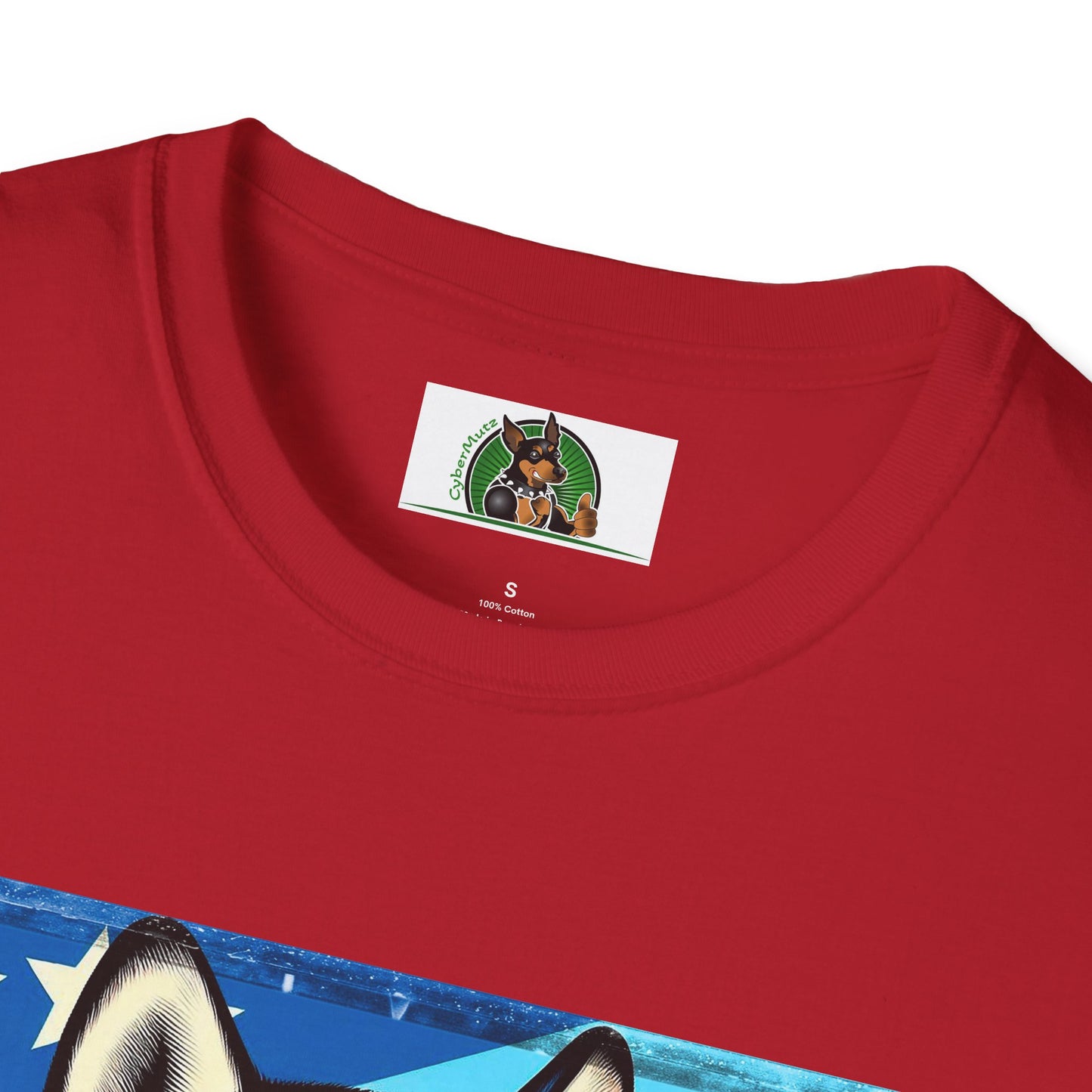 Husky super hero shirt