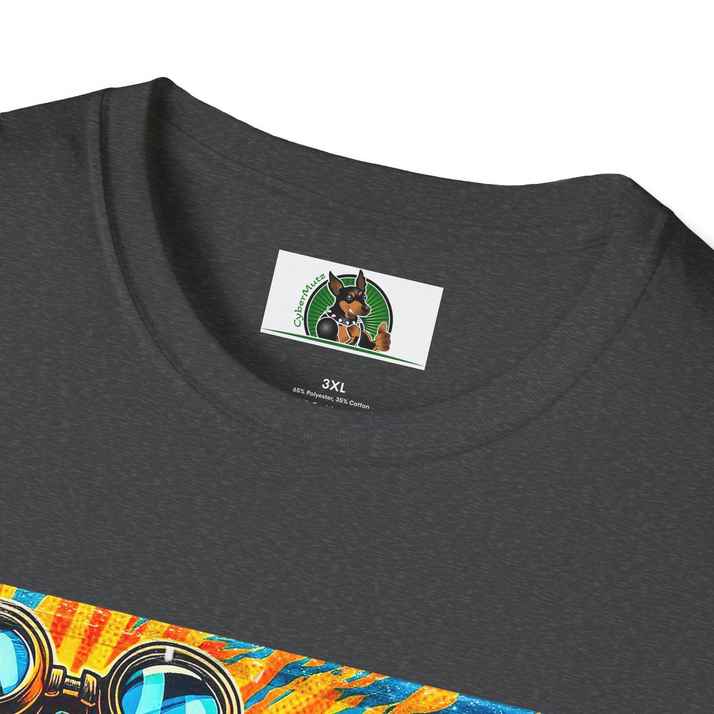 Pit Bull colorful steam punk shirt T-Shirt Printify