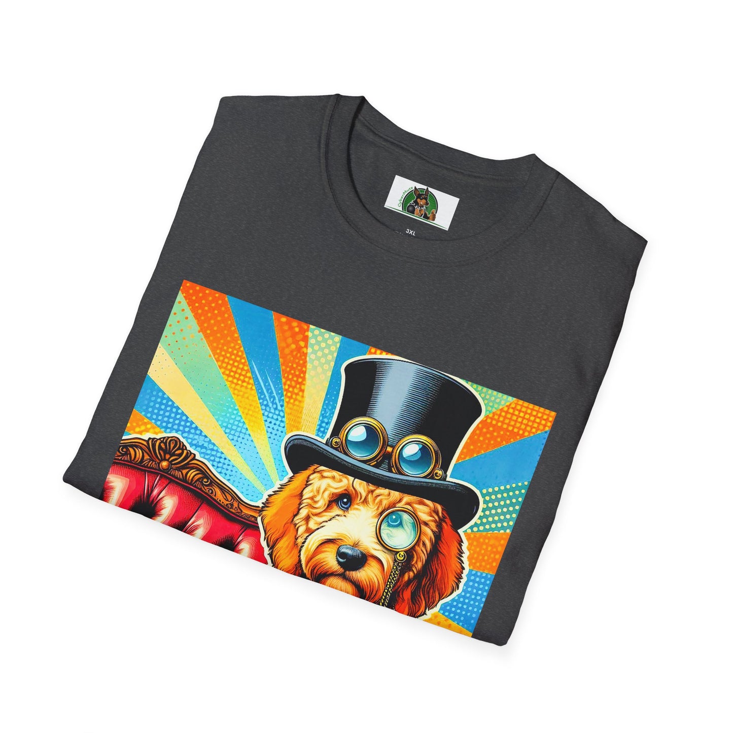 Golden Doodle steam punk cutie r shirt T-Shirt Printify