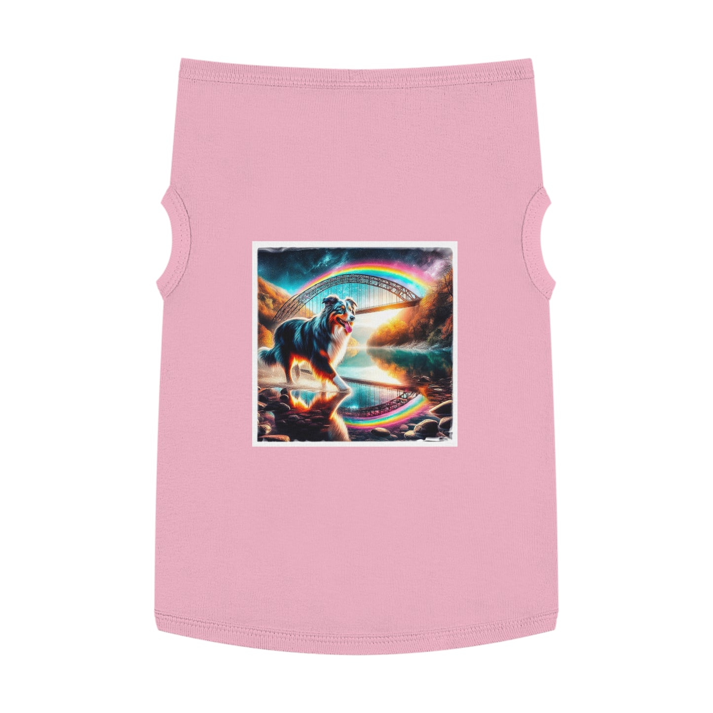 Pet Tank Top Australian Shepherd Pets Printify XL Pink
