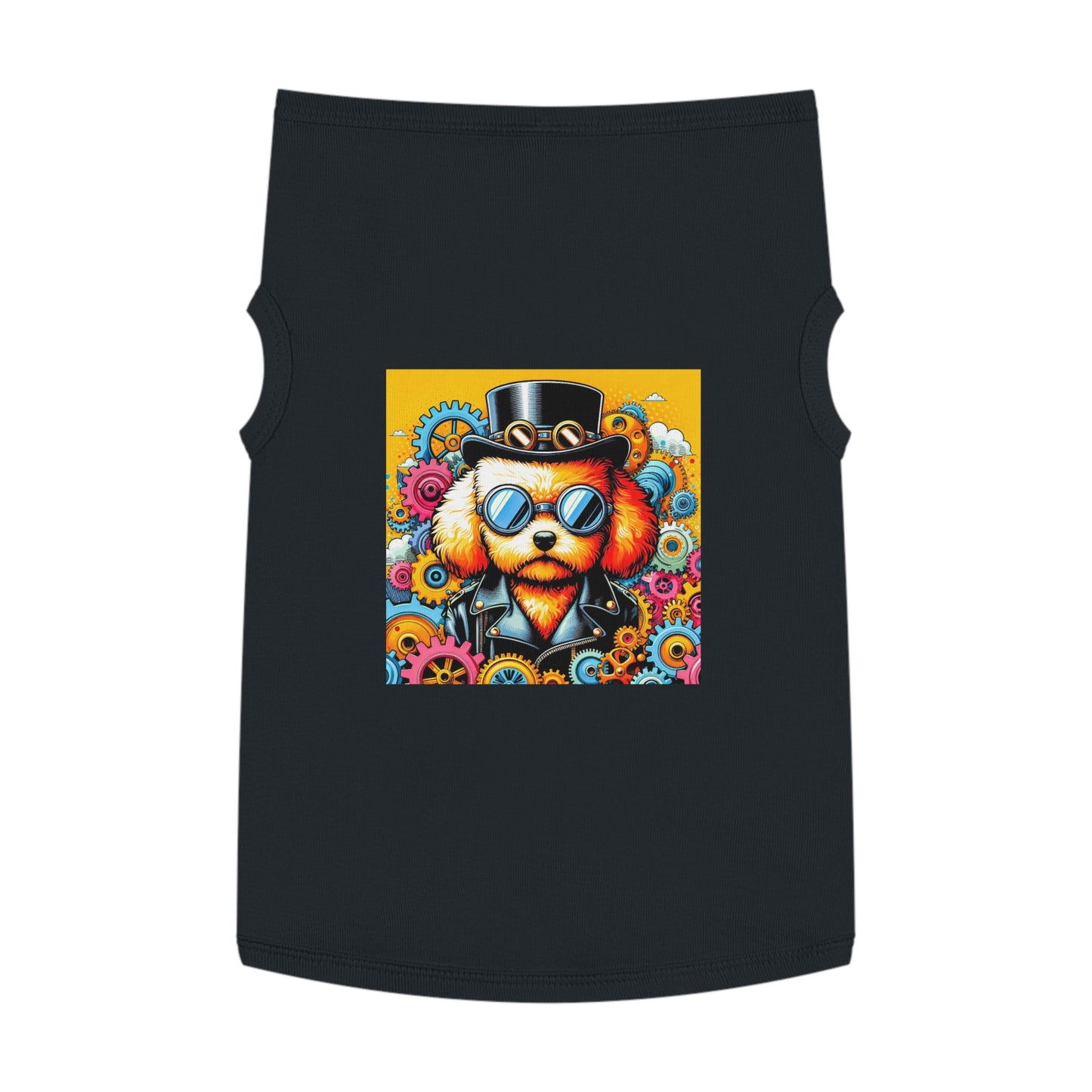 Pet Tank Top Poodle Pets Printify XL Black