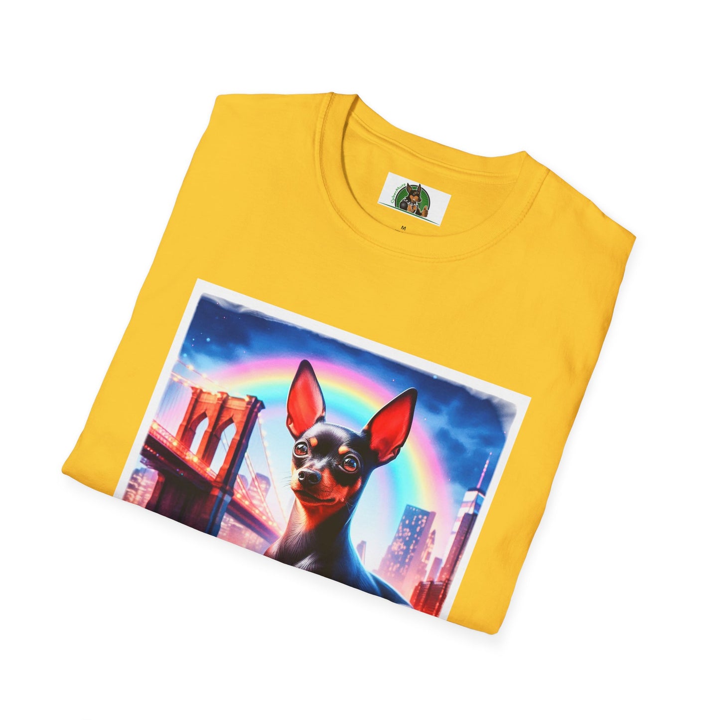 Min Pin T-Shirt rainbow