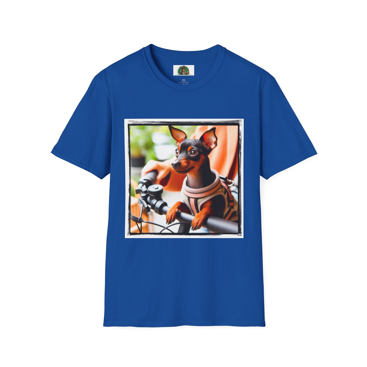 Min Pin T-Shirt bike day T-Shirt Printify XS Royal