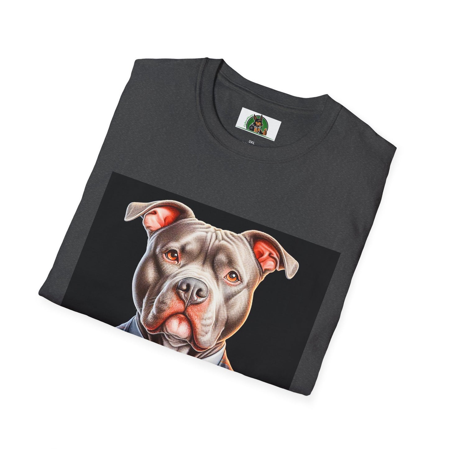 Pit Bull professional business man shirt T-Shirt Printify