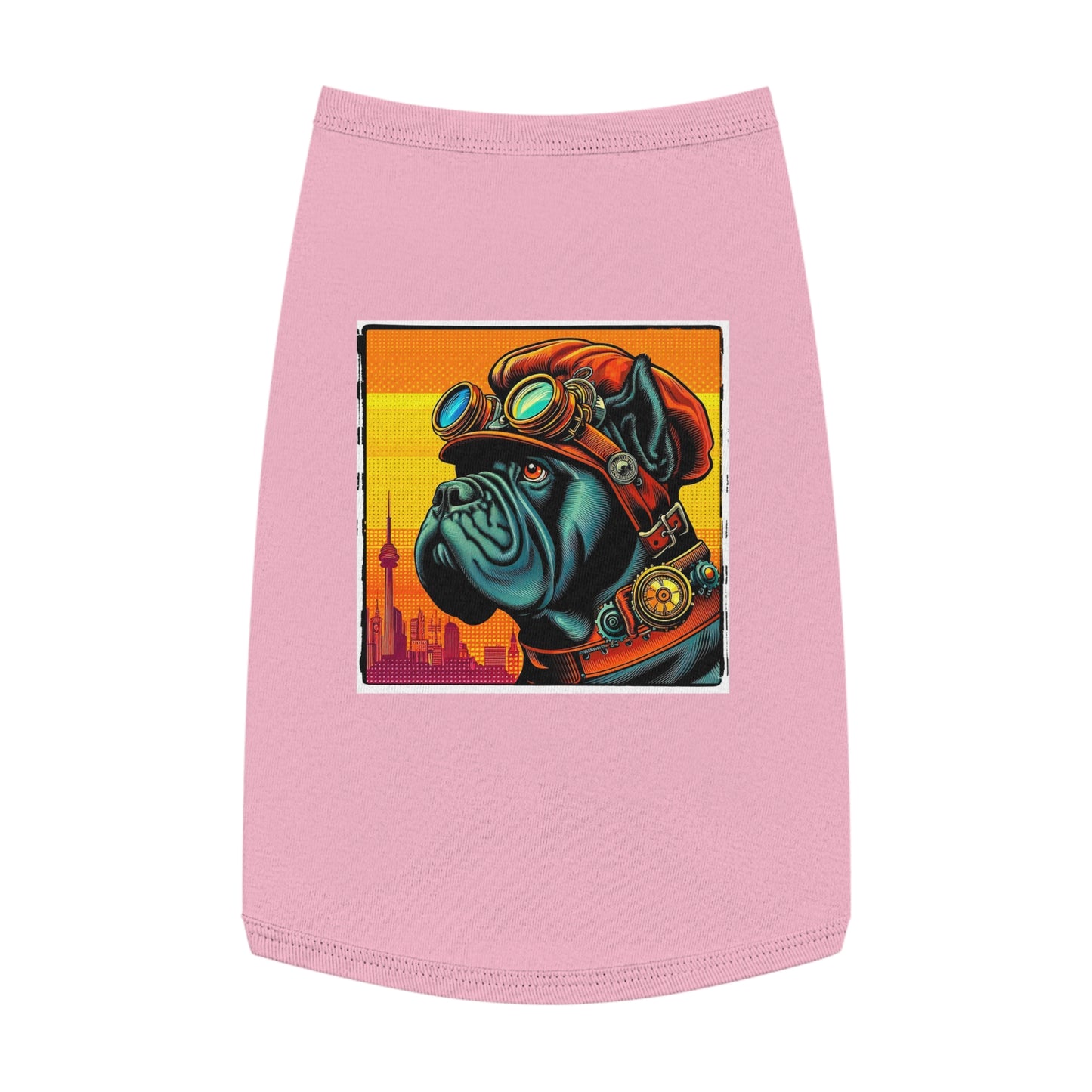Pet Tank Top Cane Corso Steampunk Pets Printify L Pink