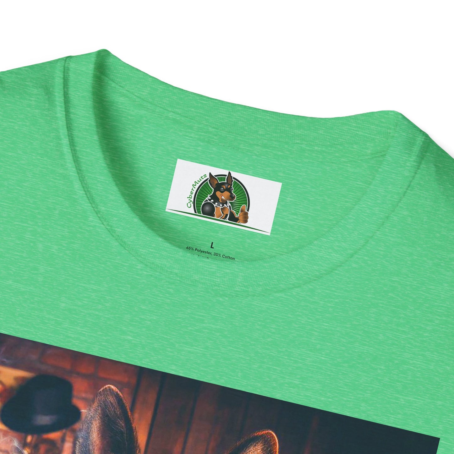 German Shepherd smoking a cigar shirt