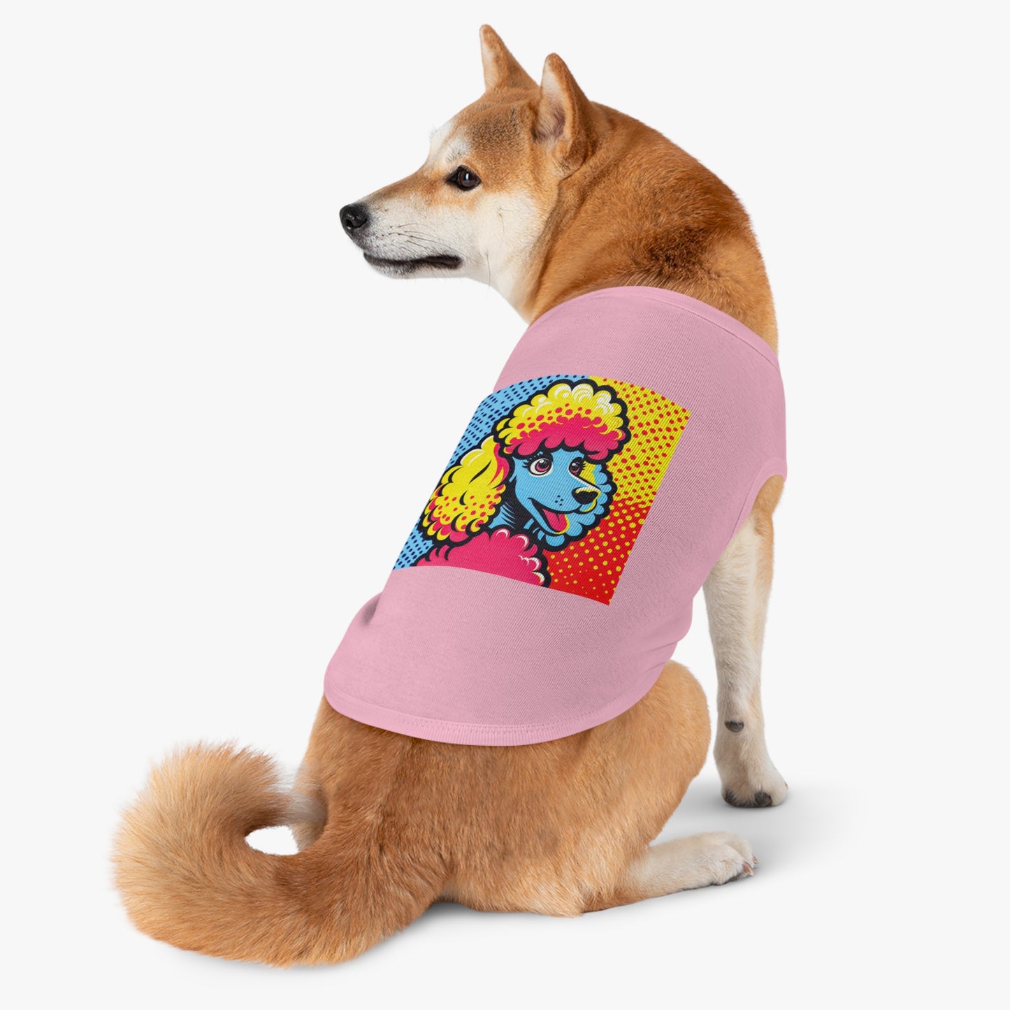 Pet Tank Top Poodle pretty colors