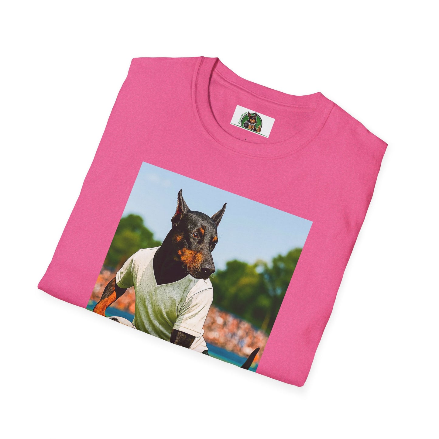Soccer Doberman Sports T-Shirt