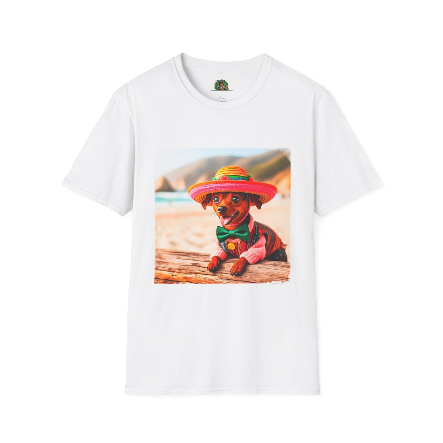 Min Pin T-Shirt fiesta fun T-Shirt Printify XS White