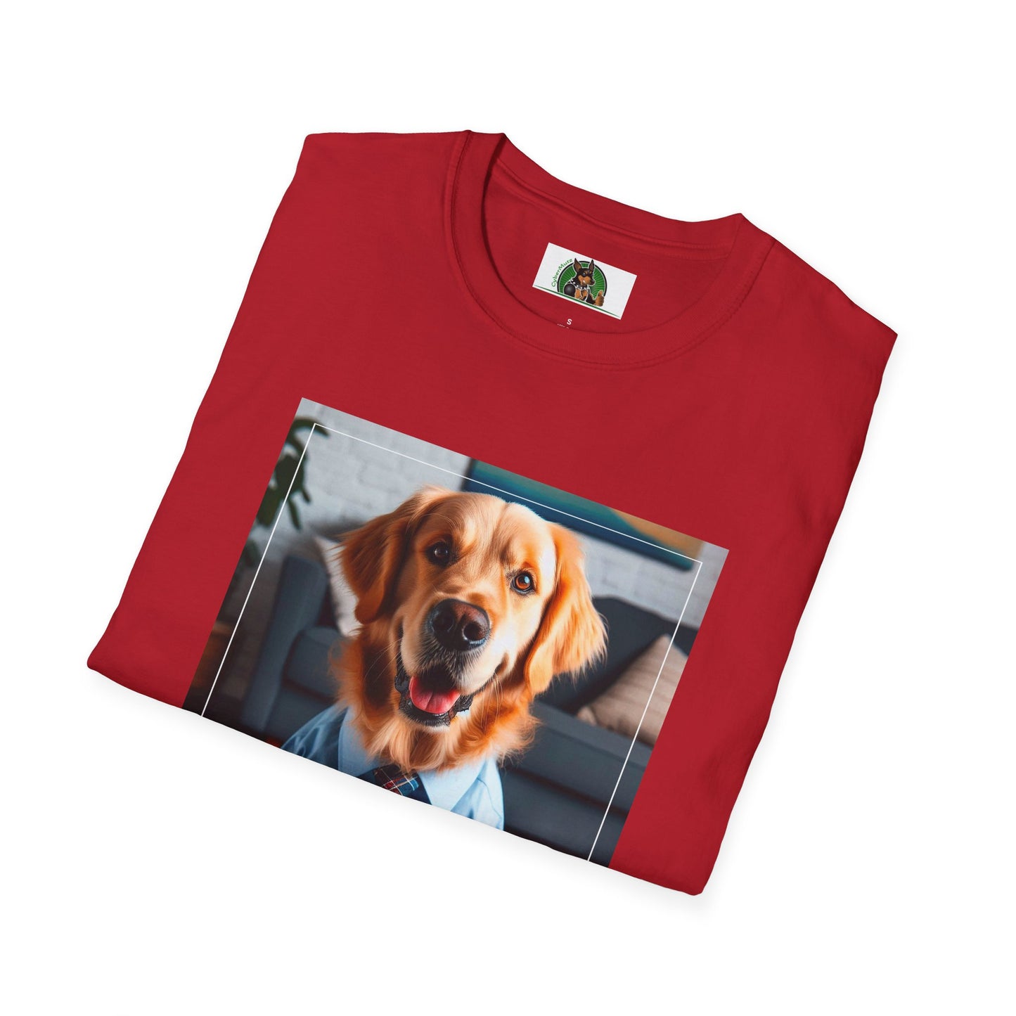 Golden Retriever working professional shirt