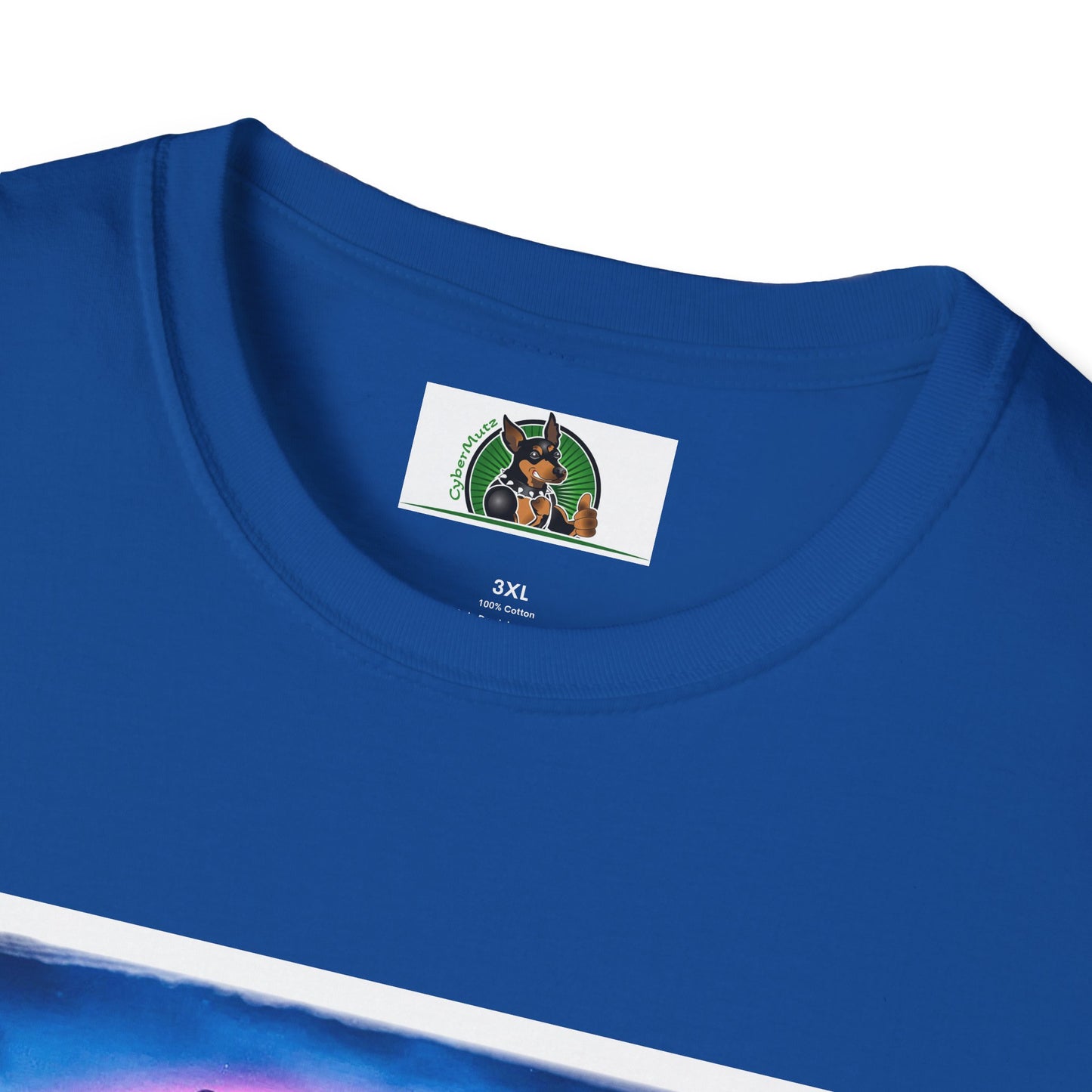 Min Pin T-Shirt rainbow T-Shirt Printify