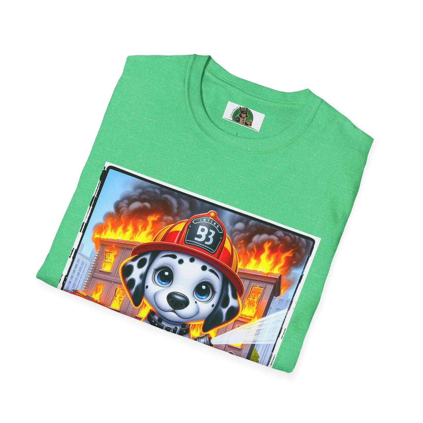 Dalmatian blazing fire t shirt