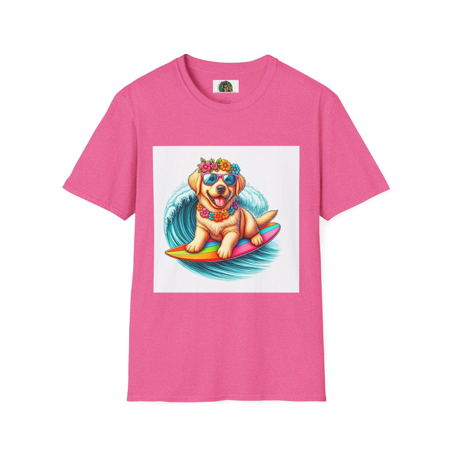 Labrador Retriever T-Shirt Printify S Heather Heliconia