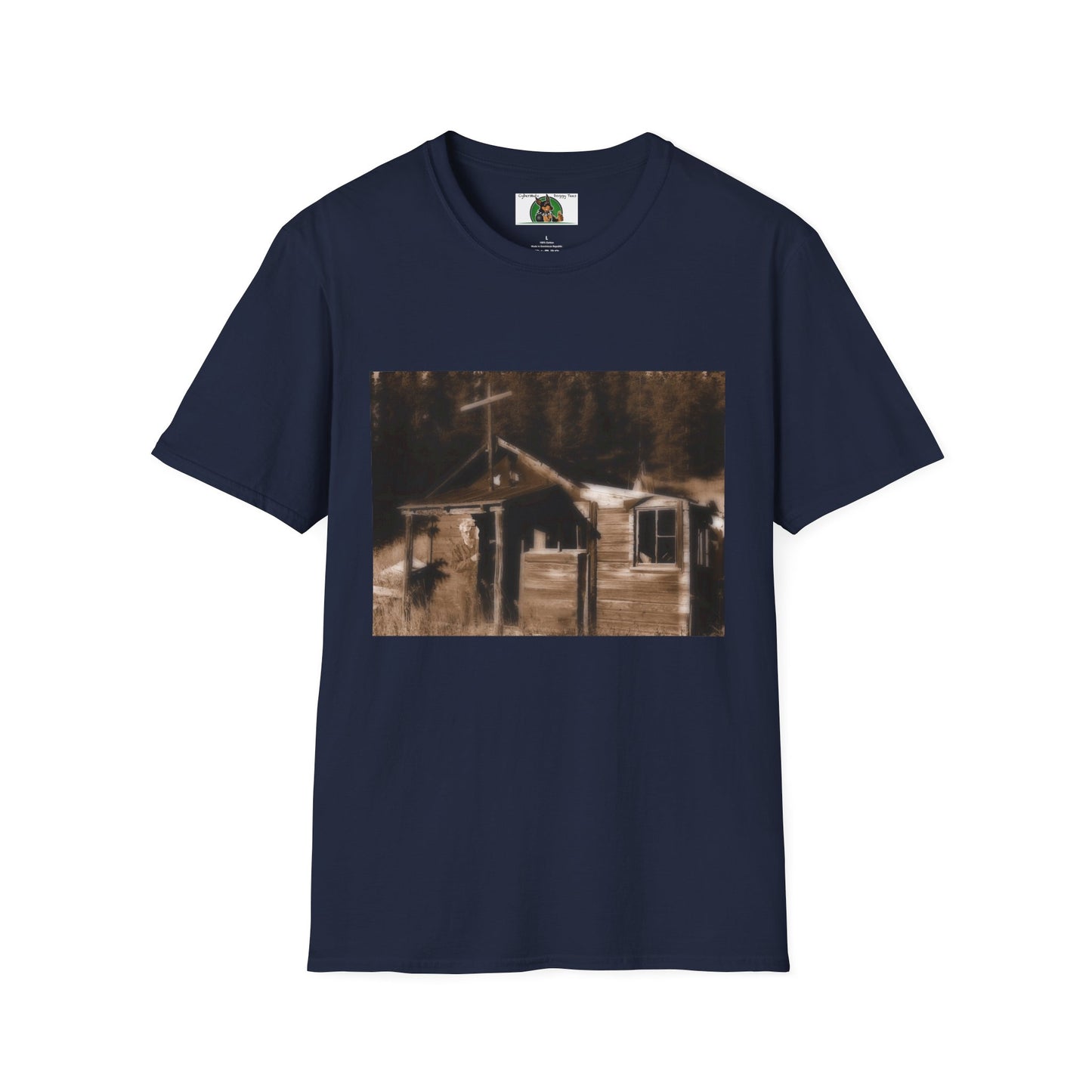Mis·cel·la·ne·ous Ghost T-Shirt Printify S Navy