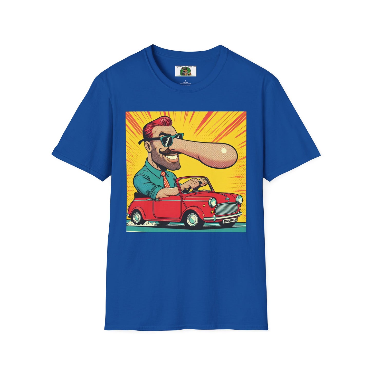 Nasal Wacky Dude T-Shirt Printify Royal S