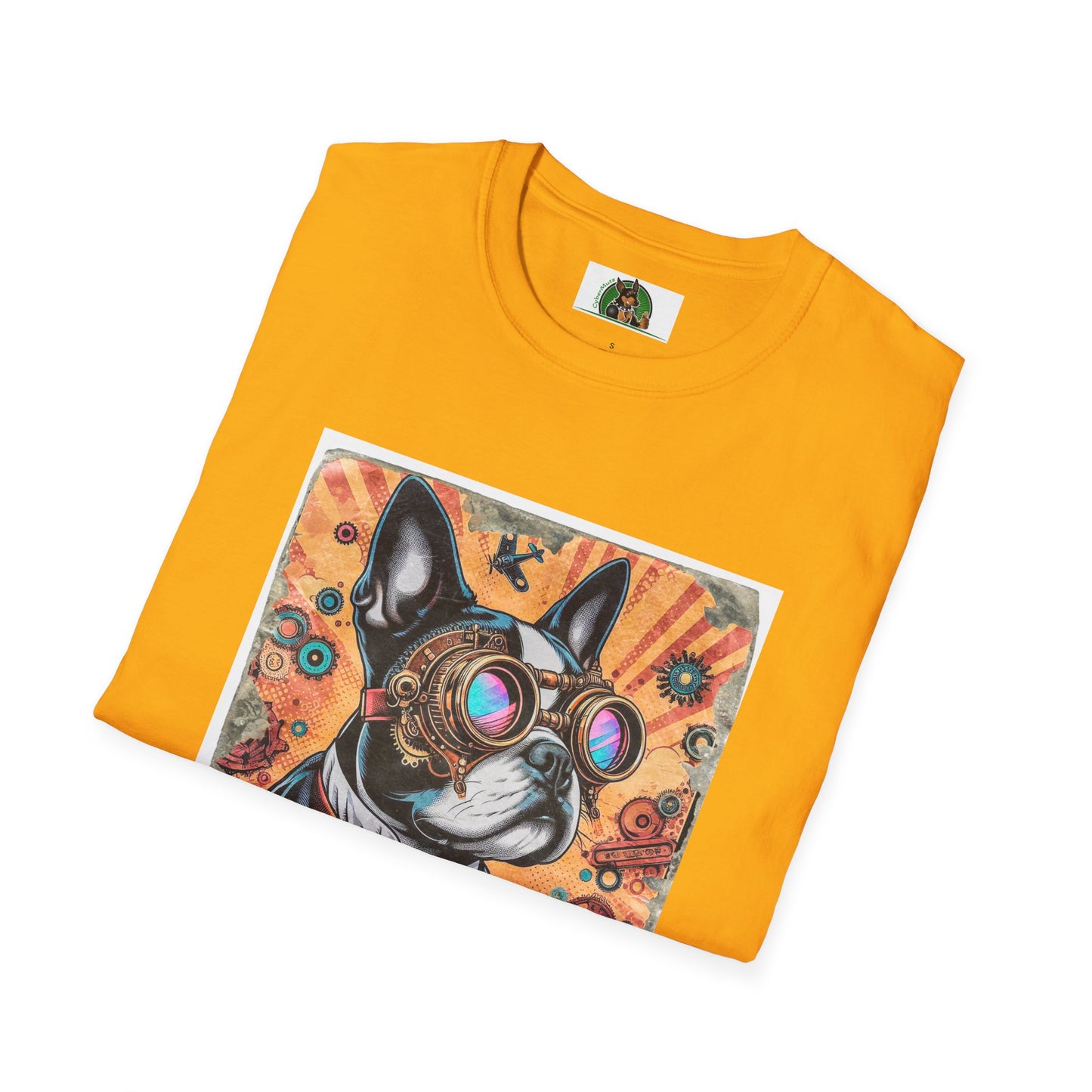 Steampunk Boston Terrier T-Shirt